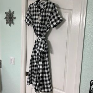 Lisa Marie Fernandez Target Checker Gingham Dress size M NWT